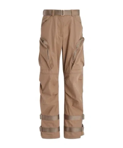 Dior Belt-loop Casual Pants In Brown