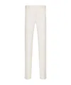 Dior Belt-loop Casual Pants In White