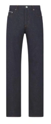 Dior Belt-loop Jeans In Black