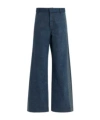 Dior Belt-loop Jeans In Blue