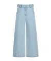 Dior Belt Loop Jeans In Blue