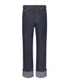 Dior Belt-loop Jeans In Blue