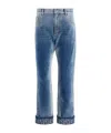 Dior Belt-loop Jeans In Blue