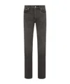 Dior Belt-loop Jeans In Grey
