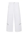 Dior Belt-loop Jeans In White