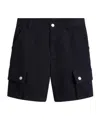 Dior Belt Loop Shorts In Blue