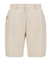 Dior Belt Loop Shorts In Neutral