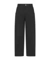 Dior Belt Loop Trousers In Black