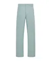 Dior Belt Ring Overalls Jeans In Blue