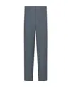 Dior Belt Ring Wool Casual Pants In Blue