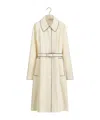 Dior Belted Coat In White