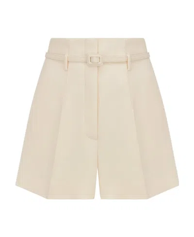 Dior Belted Shorts In Neutral