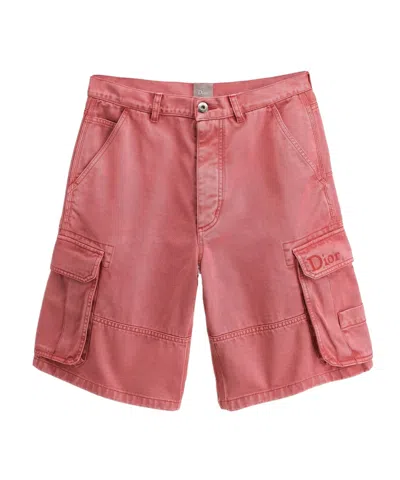 Dior Bermuda Cargo In Pink
