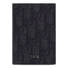 Dior Bi-fold Card Holder 'black Oblique Jacquard'