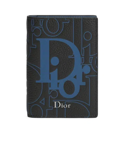 Dior Bifold Card Holder In Black