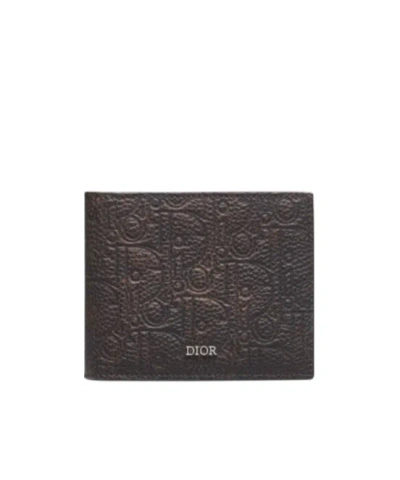 Dior Bifold Wallet In Brown