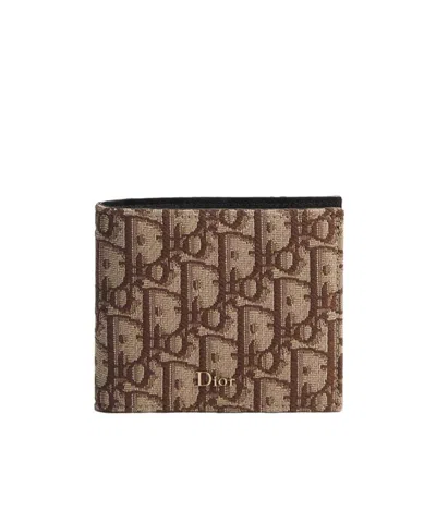 Dior Bifold Wallet In Brown