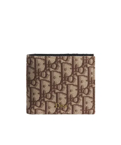 Dior Bifold Wallet In Brown