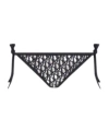 Dior Technology Fabric Oblique Printed Bikini Swimming Trunks In Black