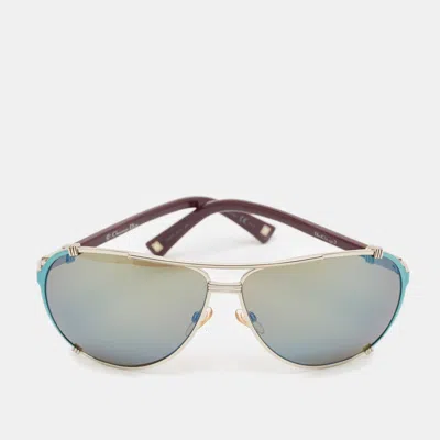Pre-owned Dior Black 1qw3u Chicago 2 Aviator Sunglasses