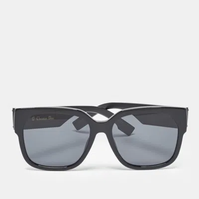 Pre-owned Dior Black 8072k Square Sunglasses