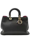 Dior Black Bullcalf Leather Large Issimo Tote (authentic Pre-loved)