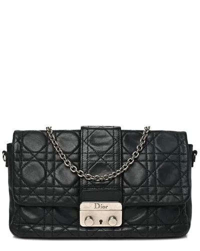 Dior Black Cannage Leather New Lock Pouch (authentic Pre-loved)