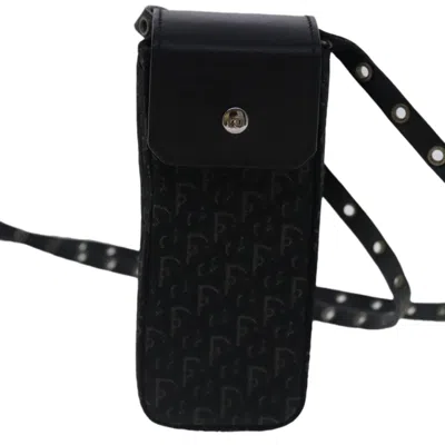 Pre-owned Dior Black Canvas Clutch Bag ()