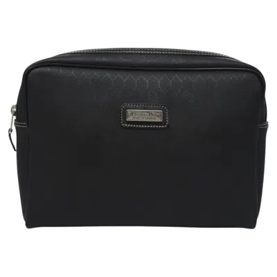 Pre-owned Dior Black Canvas Clutch Bag ()