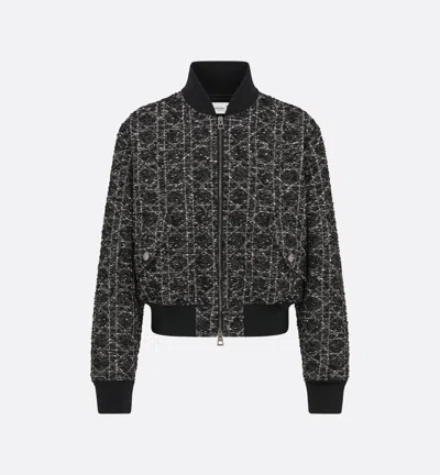 Dior Black Cotton Acrylic Coat In Brown