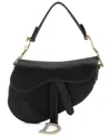 Dior Black Saddle Shoulder Bag In Black