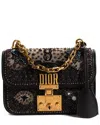 Dior Black Addict Beaded Flap Bag (authentic )