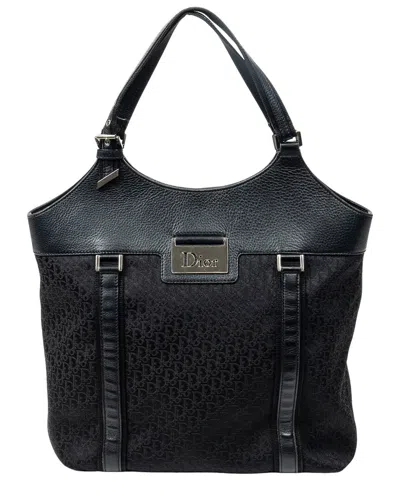 Dior Black Issimo Canvas Large Street Chic Tote (authentic Pre-loved)