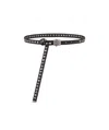 Dior Black Polytechnique Rivet Belt In Black