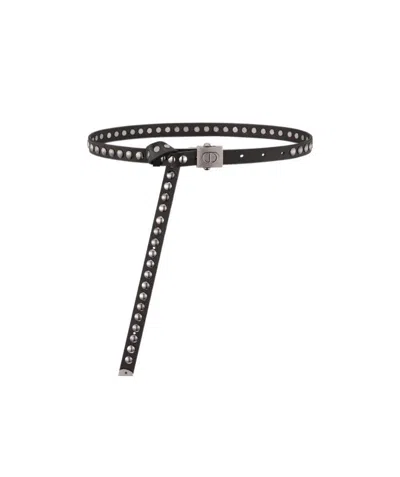 Dior Black Polytechnique Rivet Belt