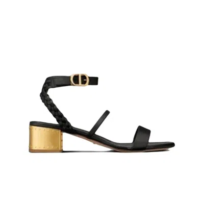 Dior Black Egee Sandals For Women In Noir