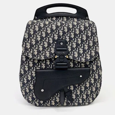 Pre-owned Dior Black Fabric Homme Gallop Backpack