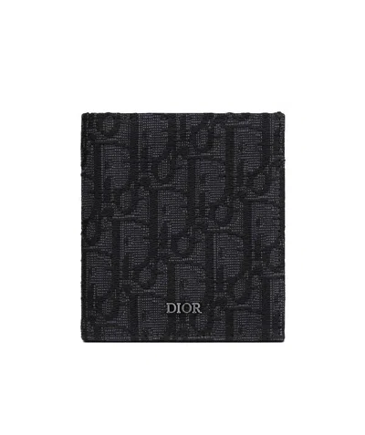 Dior Black Jacquard Oblique Printed Purse