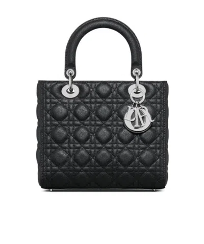 Dior Black Lady  Medium Single Shoulder Bag