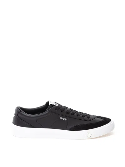 Dior Black Leather B101  Men's Sneaker