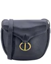 Dior Black Leather Bobby Crossbody (authentic Pre-loved) In Blue