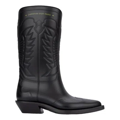 DIOR BLACK LEATHER BOOT