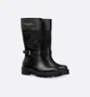 Dior Black Leather Boots In Multi
