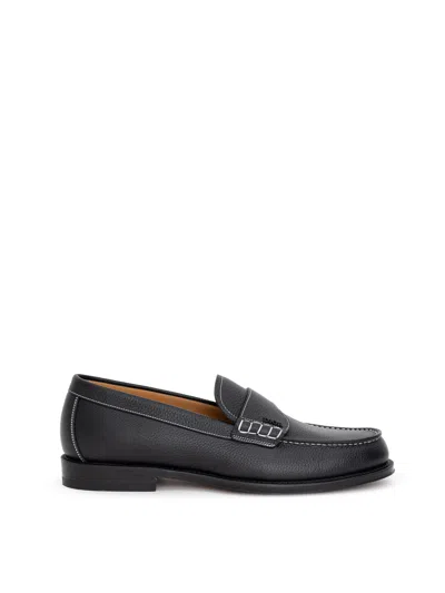 Dior Black Leather Granville Moccasin