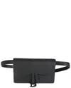 Dior Black Leather Saddle Belt Bag (authentic Pre-loved)