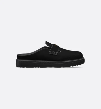 Dior Black Leather Sandal