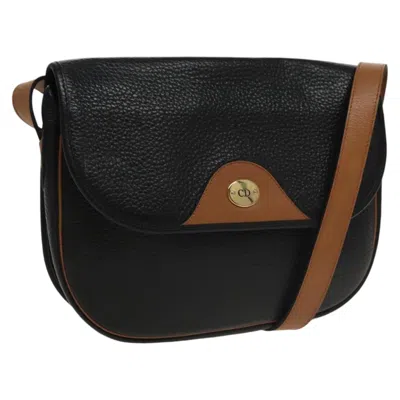 Pre-owned Dior Black Leather Shoulder Bag ()