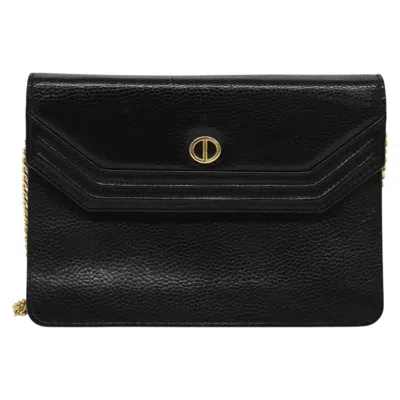 Pre-owned Dior Black Leather Shoulder Bag ()