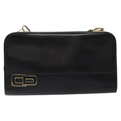 Pre-owned Dior Black Leather Shoulder Bag ()
