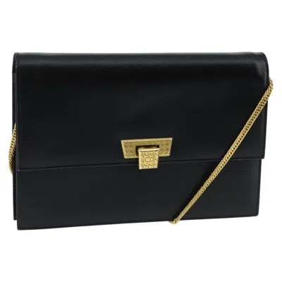 Pre-owned Dior Black Leather Shoulder Bag ()